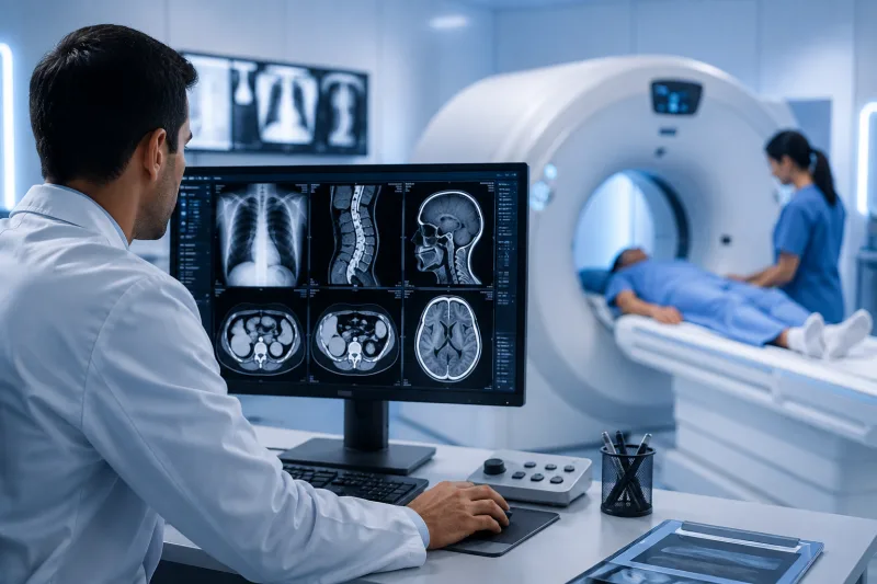 Radiology imaging suite at KISCO Diagnostic Center