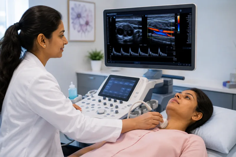 Ultrasound and colour Doppler scanning at KISCO