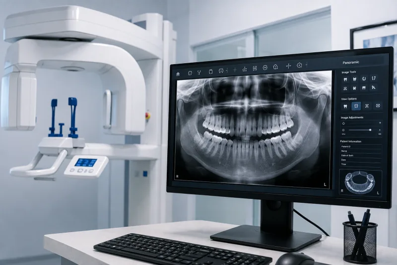 Digital dental OPG panoramic imaging machine