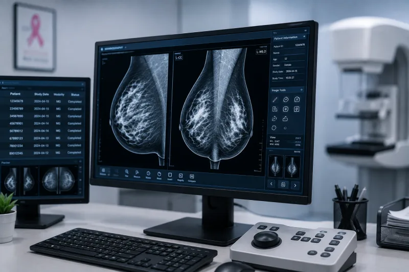 Mammography unit at KISCO Diagnostic Center